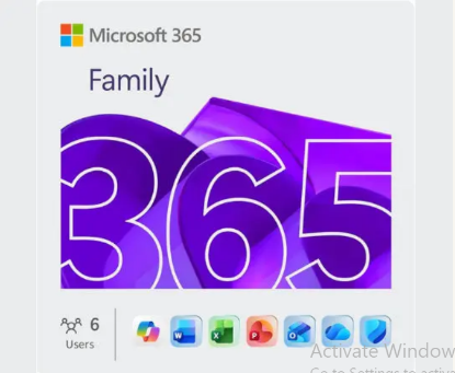 صورة Microsoft 365 Family - Key - 1 Year
